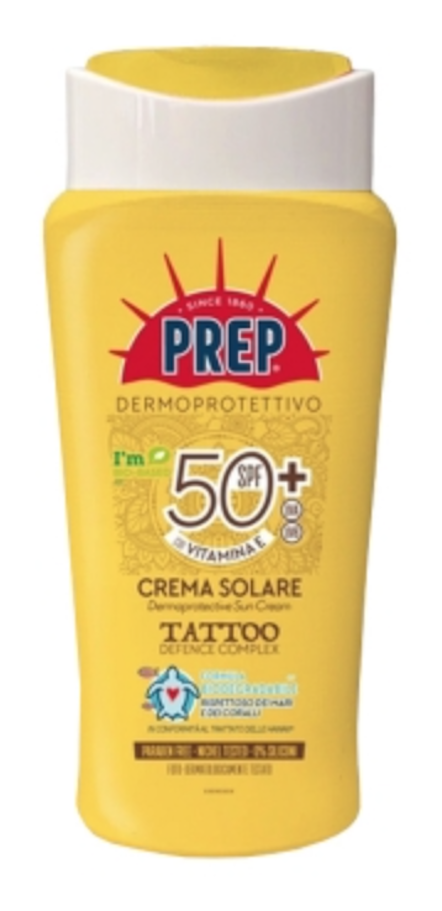 Prep Crema Solare SPF50 con Tattoo Defense Complex