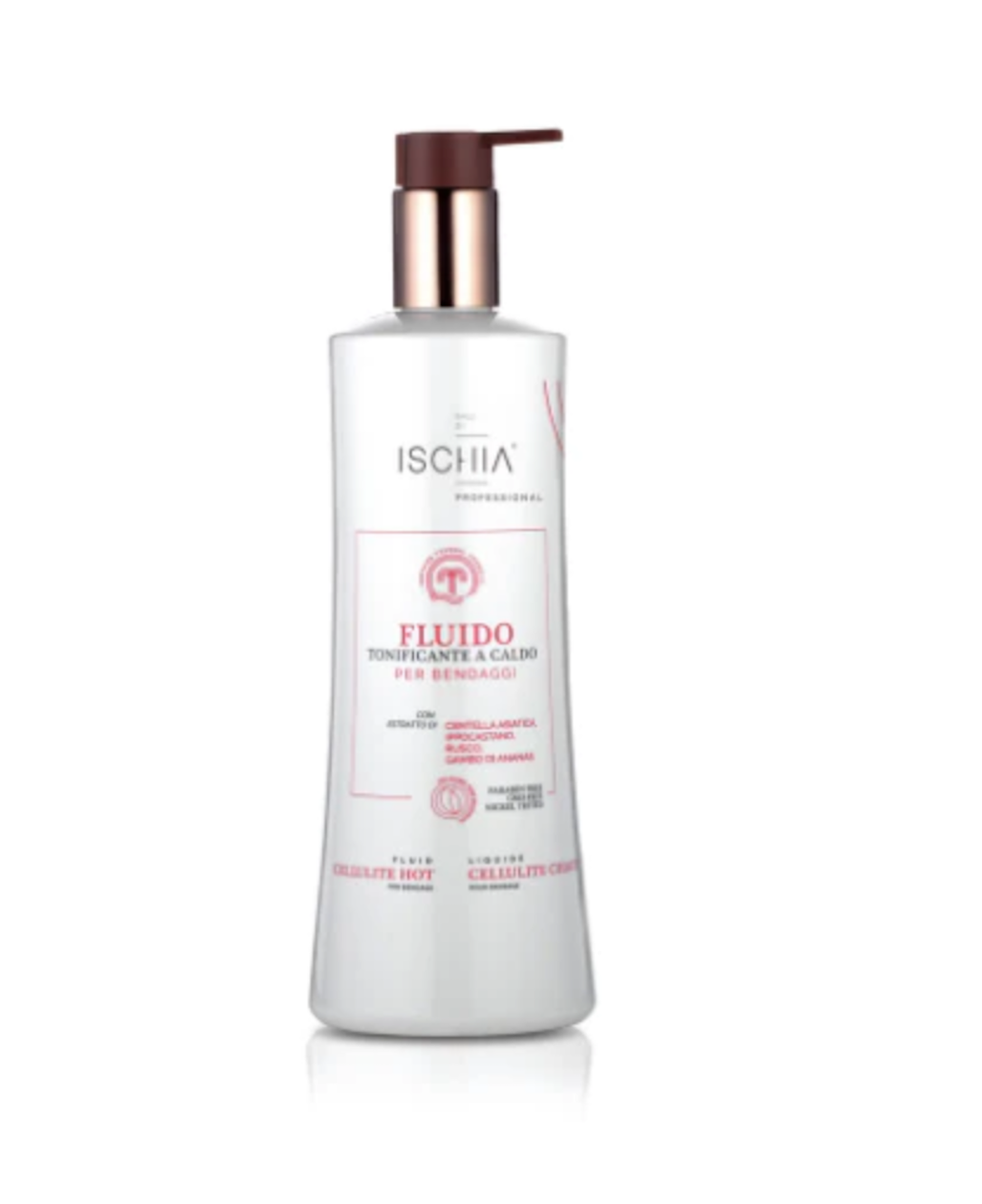 Ischia Fluido Bendaggio Cellulite Caldo 500 ml